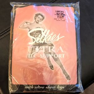8 PAIRS Silkies ULTRA TLC SUPPORT QUEEN XLarge-MOCHA